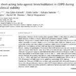 Overuse of short-acting beta-agonist bronchodilators in COPD during periods of clinical stability